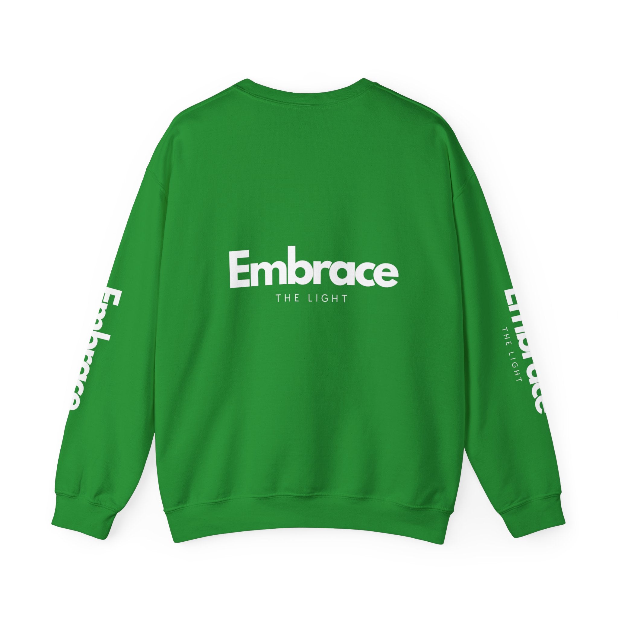 Embrace the Light Unisex Crewneck Sweatshirt - Inspirational Fashion for Comfort and Motivation