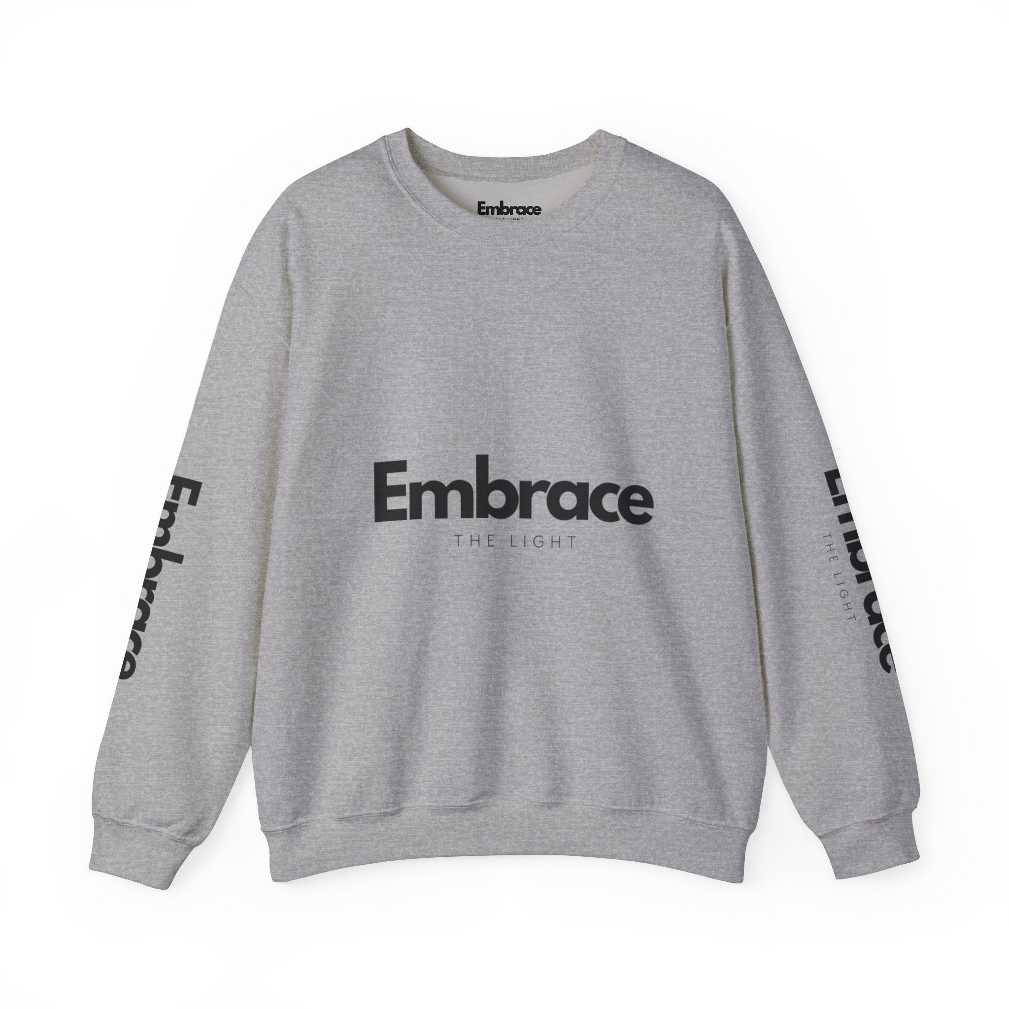 Embrace the Light Unisex Crewneck Sweatshirt - Inspirational Fashion for Comfort and Motivation