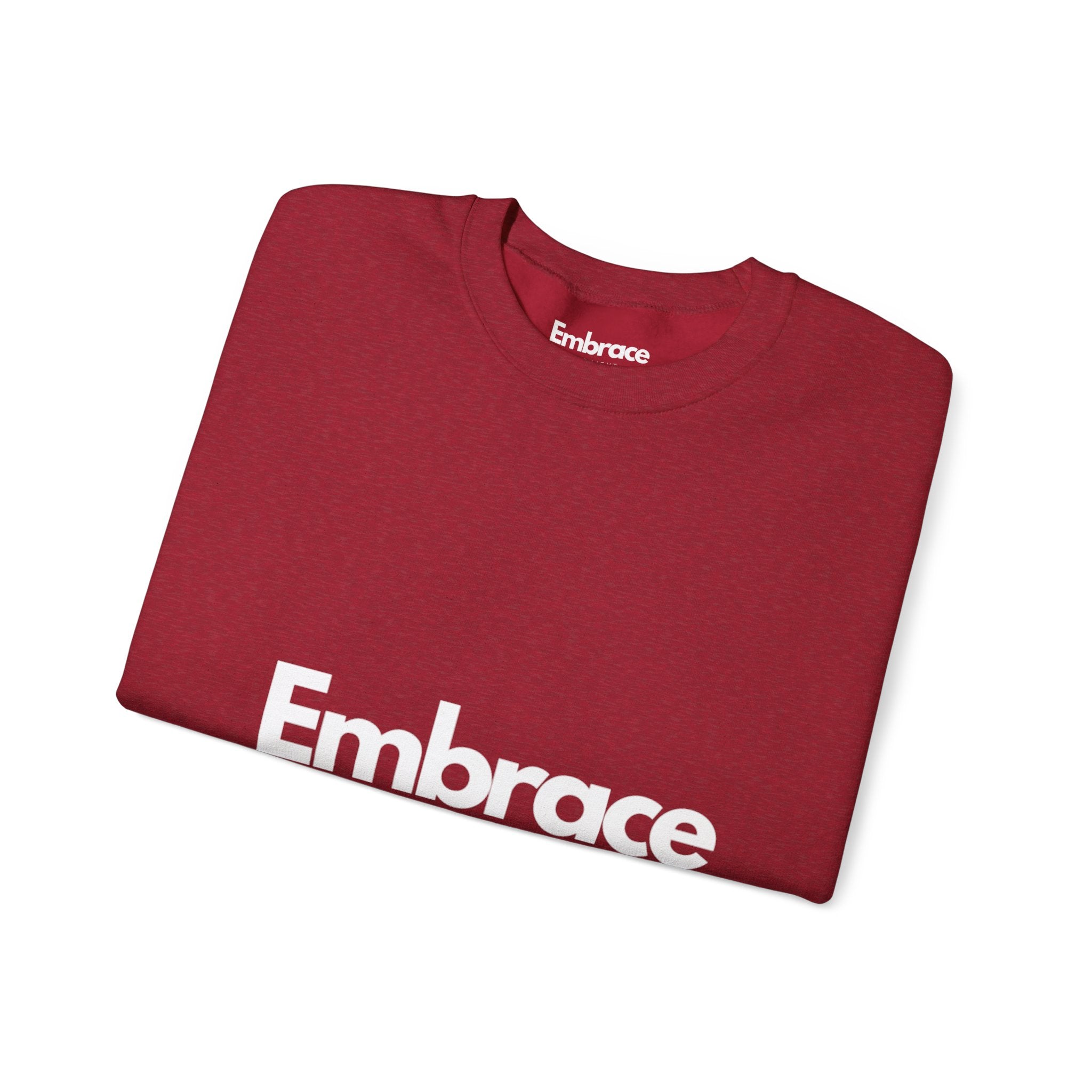 Embrace the Light Unisex Crewneck Sweatshirt - Inspirational Fashion for Comfort and Motivation