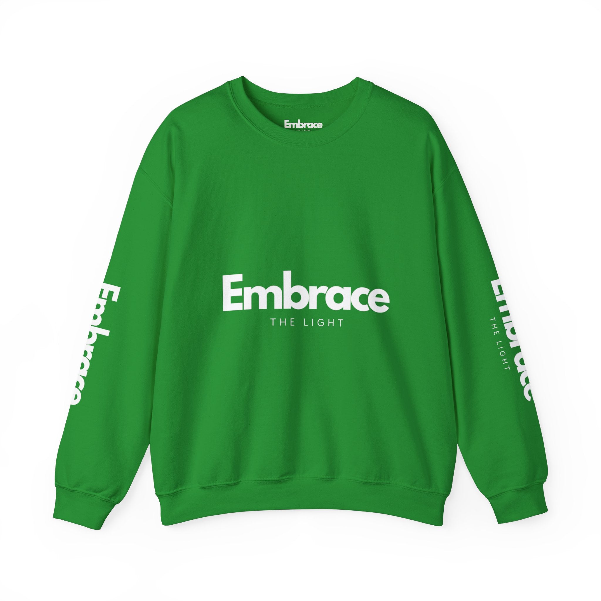 Embrace the Light Unisex Crewneck Sweatshirt - Inspirational Fashion for Comfort and Motivation