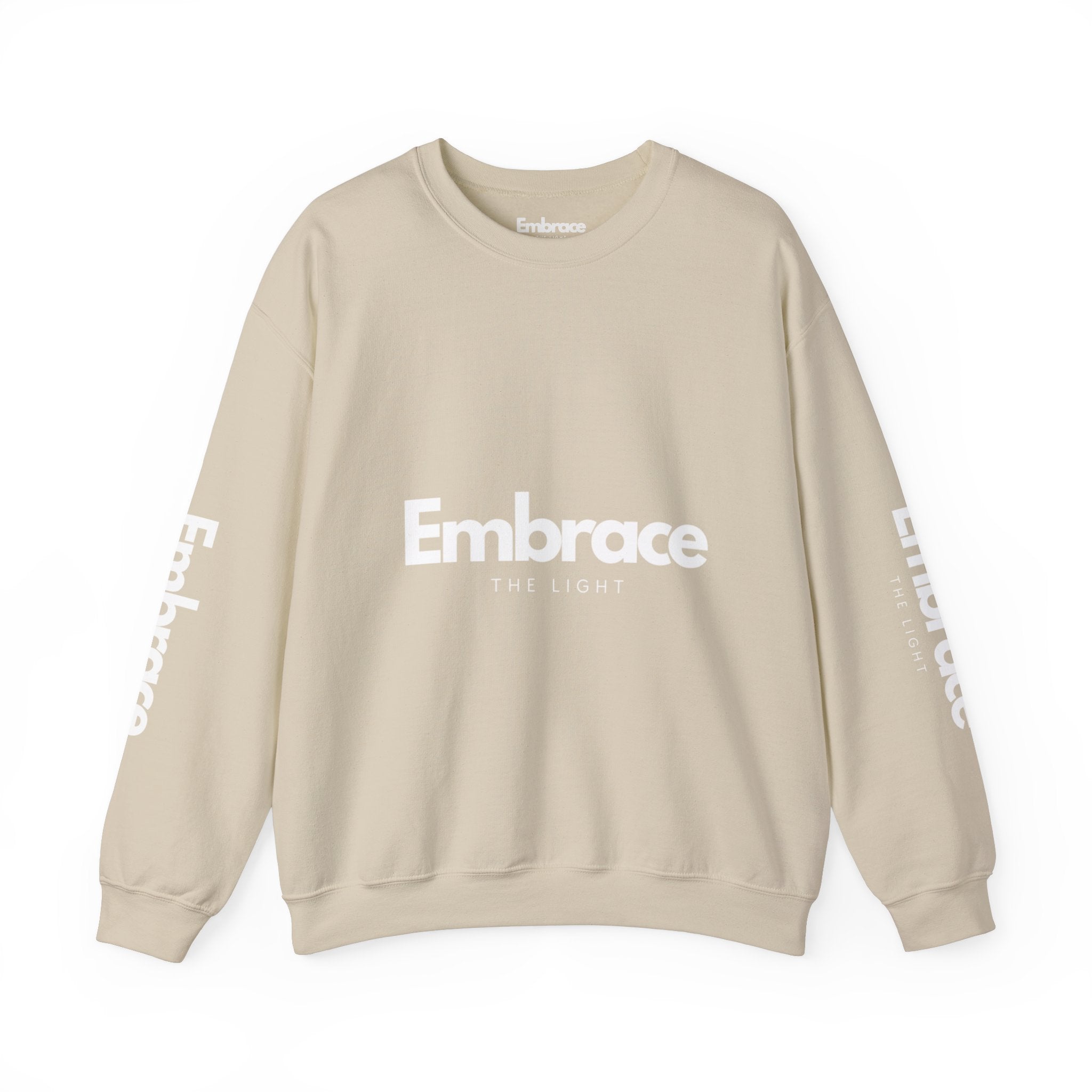 Embrace the Light Unisex Crewneck Sweatshirt - Inspirational Fashion for Comfort and Motivation