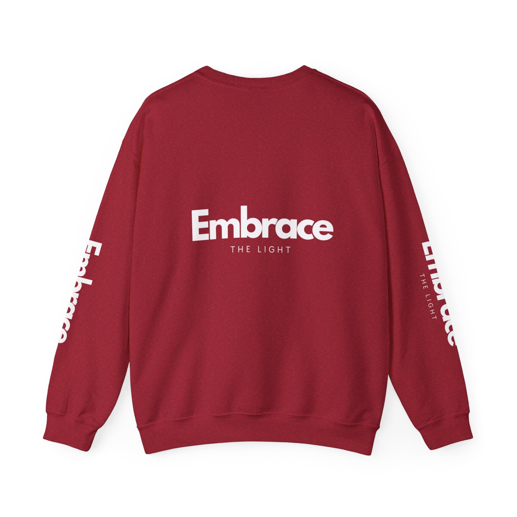 Embrace the Light Unisex Crewneck Sweatshirt - Inspirational Fashion for Comfort and Motivation