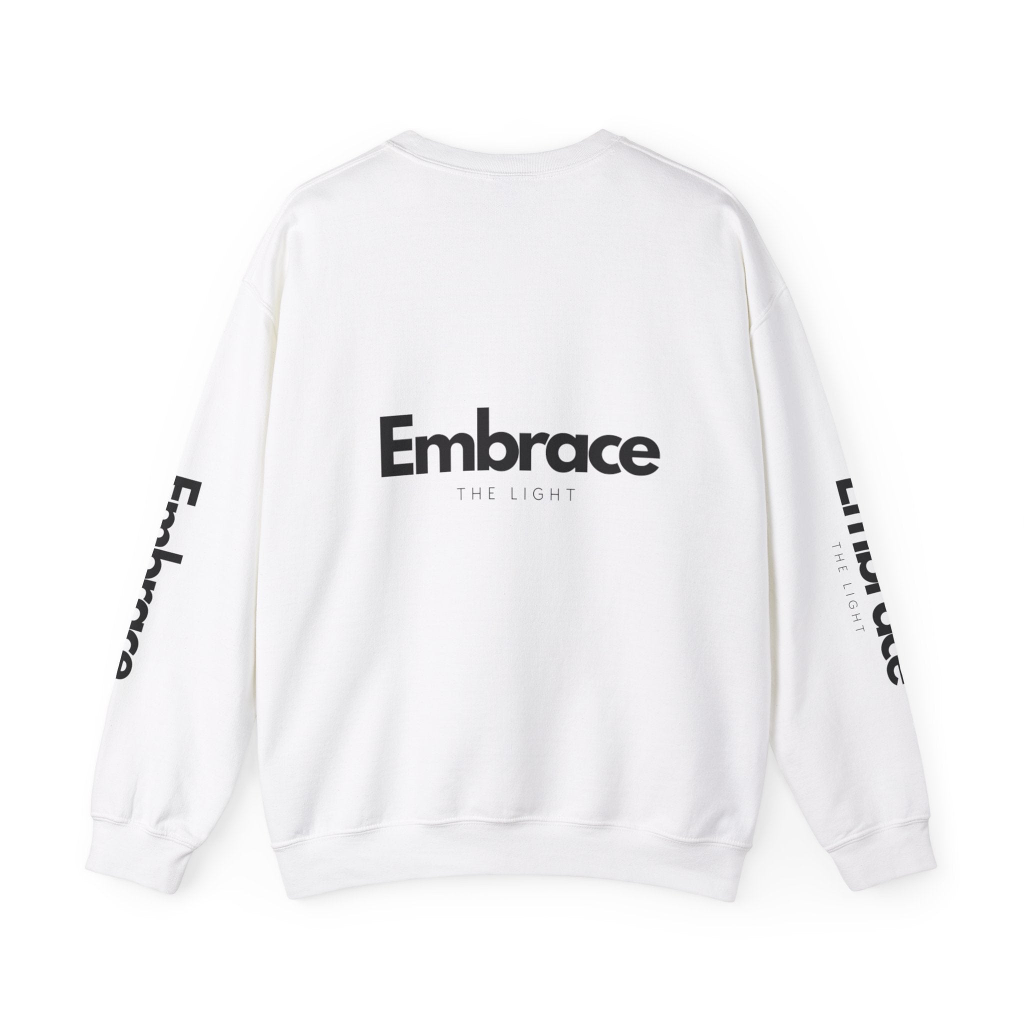 Embrace the Light Unisex Crewneck Sweatshirt - Inspirational Fashion for Comfort and Motivation