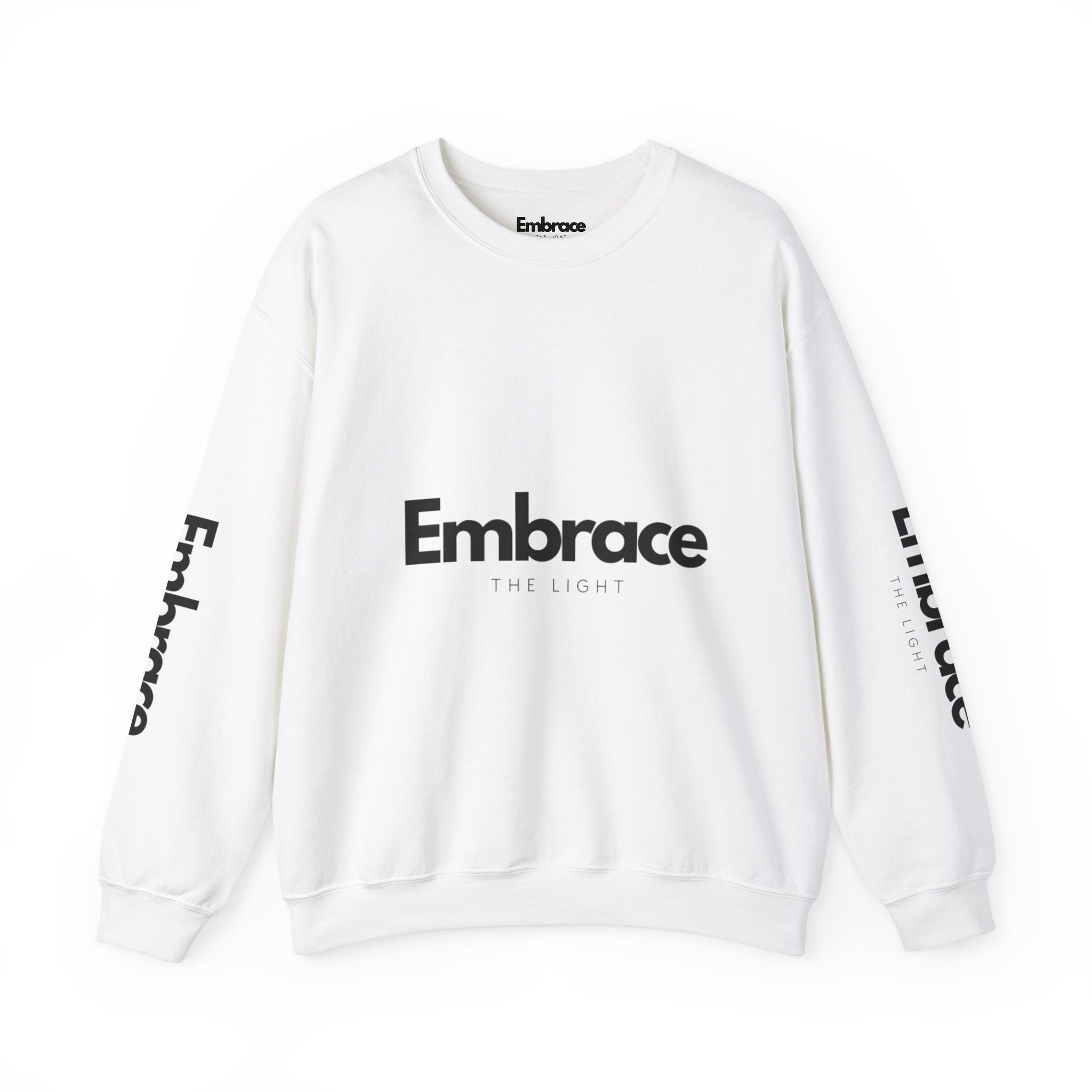 Embrace the Light Unisex Crewneck Sweatshirt - Inspirational Fashion for Comfort and Motivation