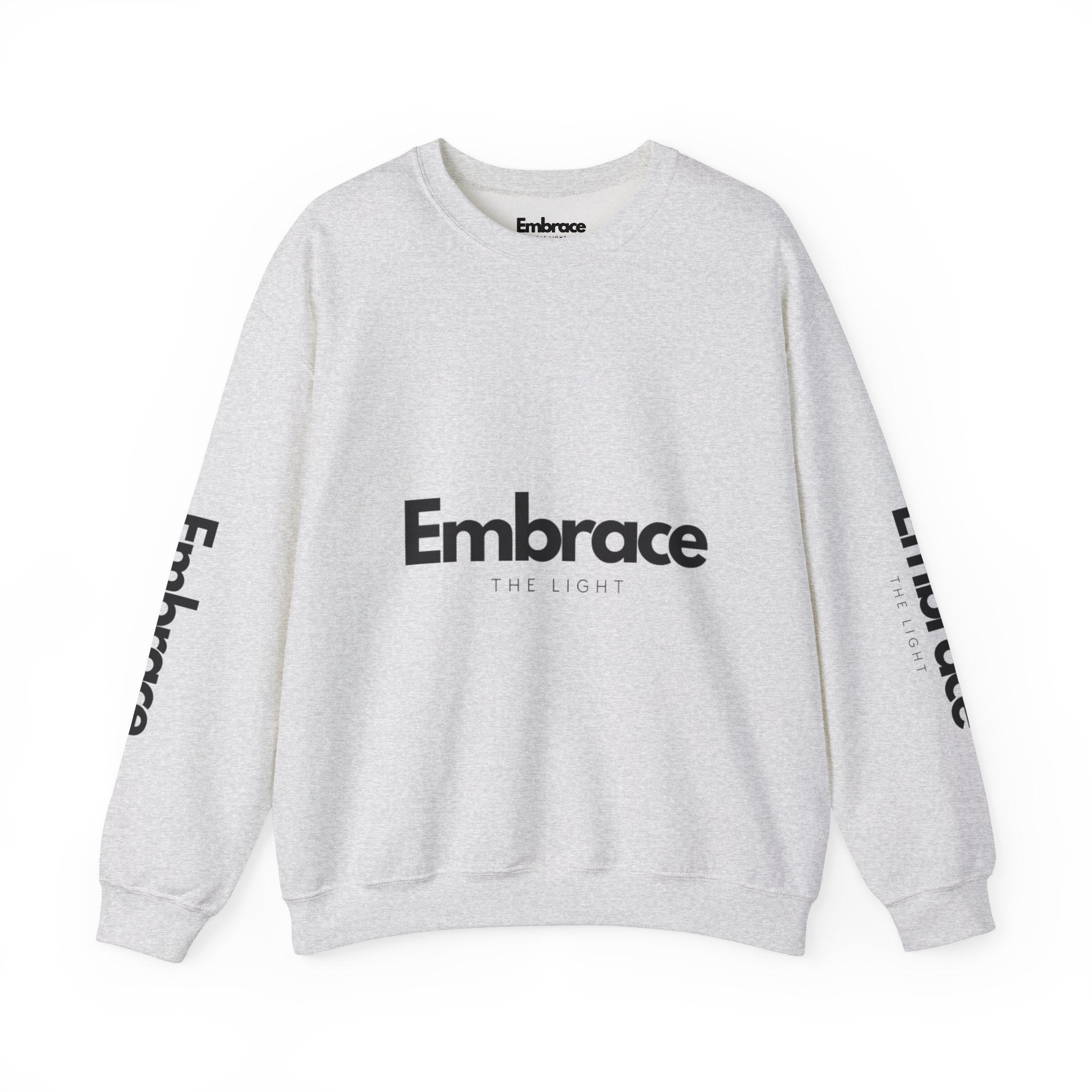 Embrace the Light Unisex Crewneck Sweatshirt - Inspirational Fashion for Comfort and Motivation