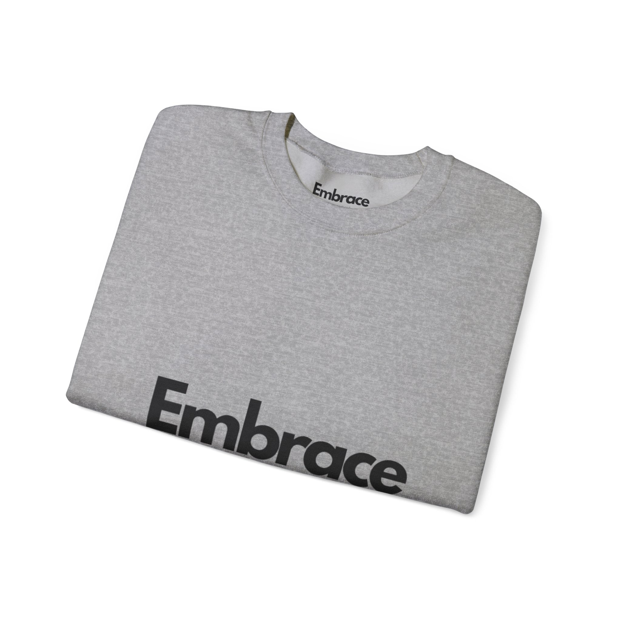 Embrace the Light Unisex Crewneck Sweatshirt - Inspirational Fashion for Comfort and Motivation